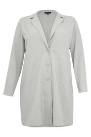 thumbnail: YOEK regular blazer Plus Size - grijs