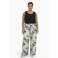 YOEK wide leg broek Plus Size met print - beige