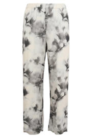 thumbnail: YOEK wide leg broek Plus Size met print - beige