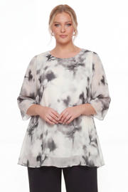 thumbnail: YOEK viscose tuniek Plus Size - beige