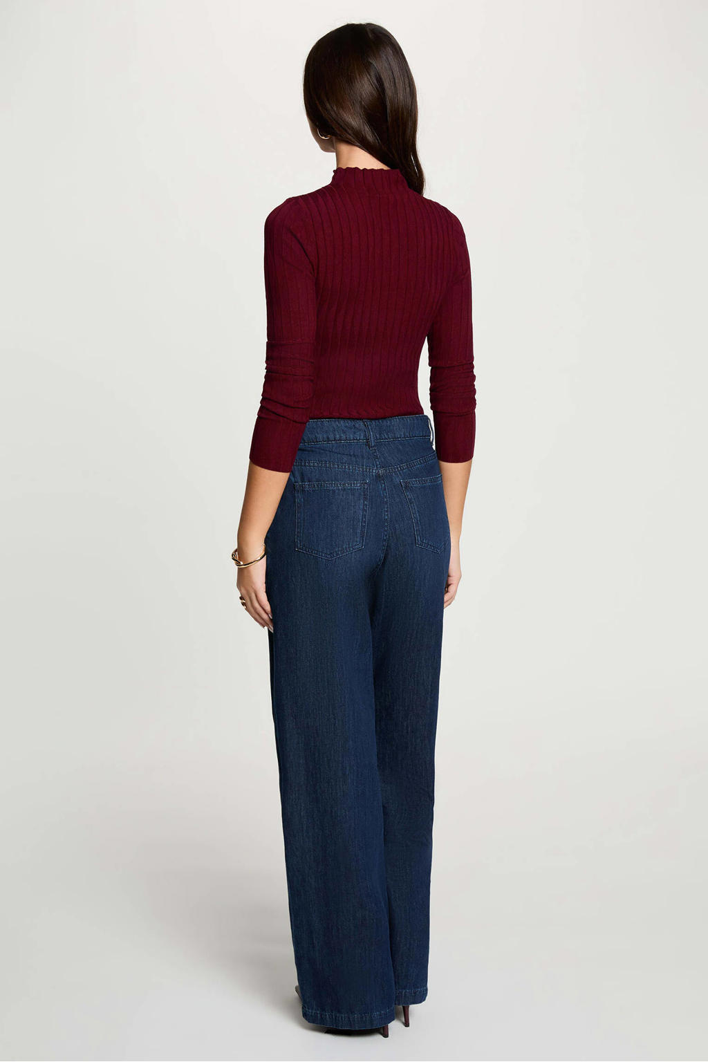 Morgan top - donkerrood
