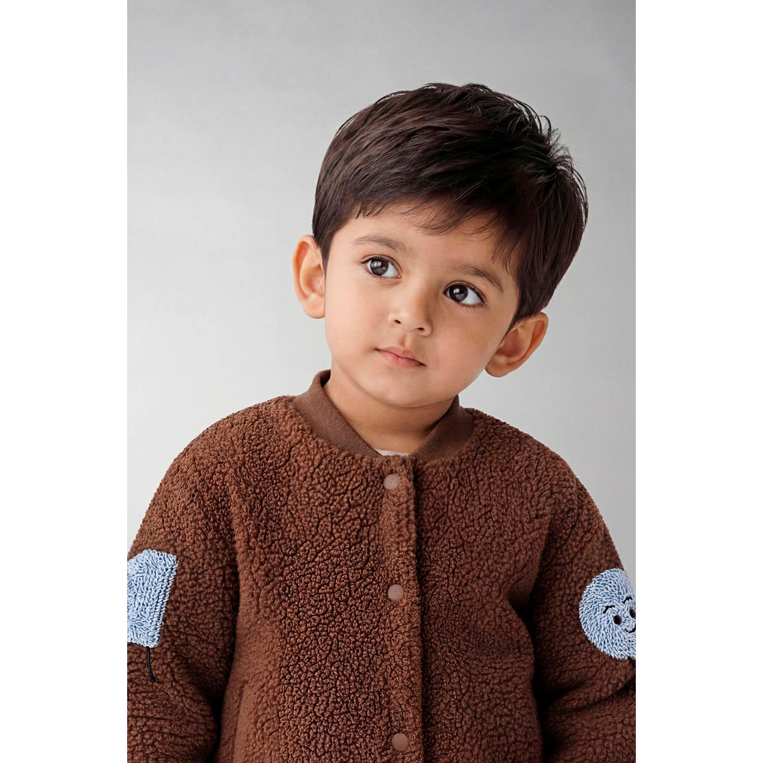 NAME IT MINI teddy baseball jacket bruin