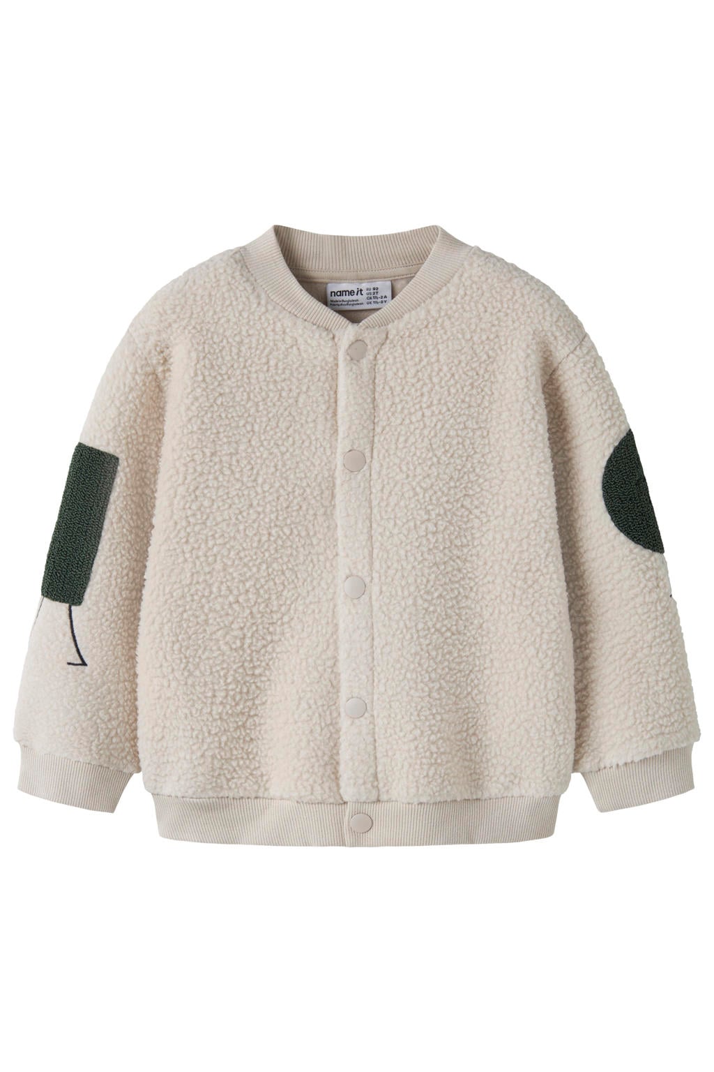 NAME IT MINI junior teddy jas - beige