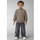NAME IT MINI sweater met print - bruin