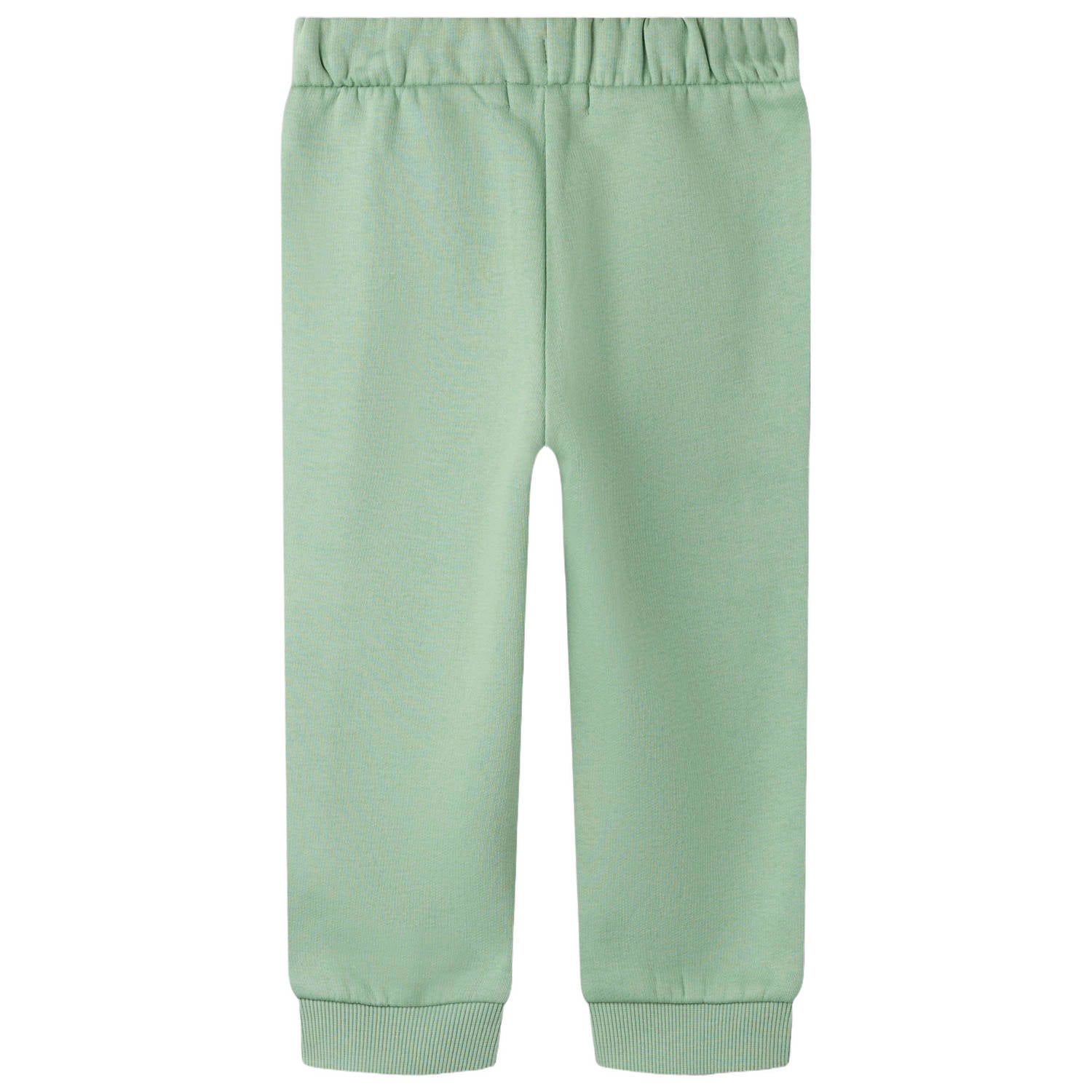 NAME IT MINI joggingbroek met print groen