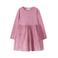 NAME IT MINI midi jurk met borduursels en print - roze