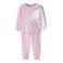 NAME IT MINI pyjama met print en ruches - roze/wit