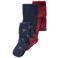 NAME IT MINI gebreide katoenen maillots met print - donkerblauw/rood (set van 2)