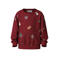 NAME IT MINI sweater met print - donkerrood