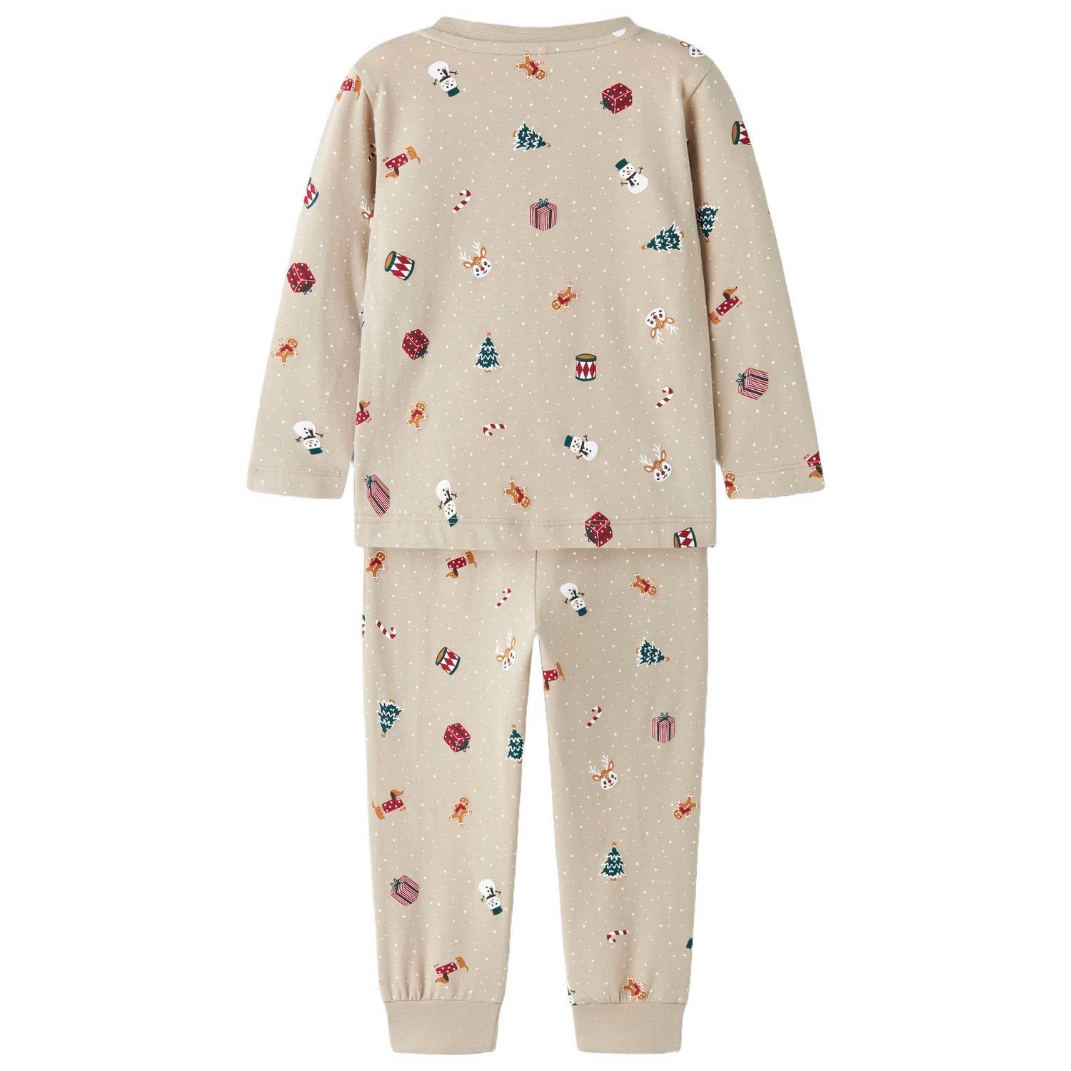 NAME IT MINI pyjama met print beige