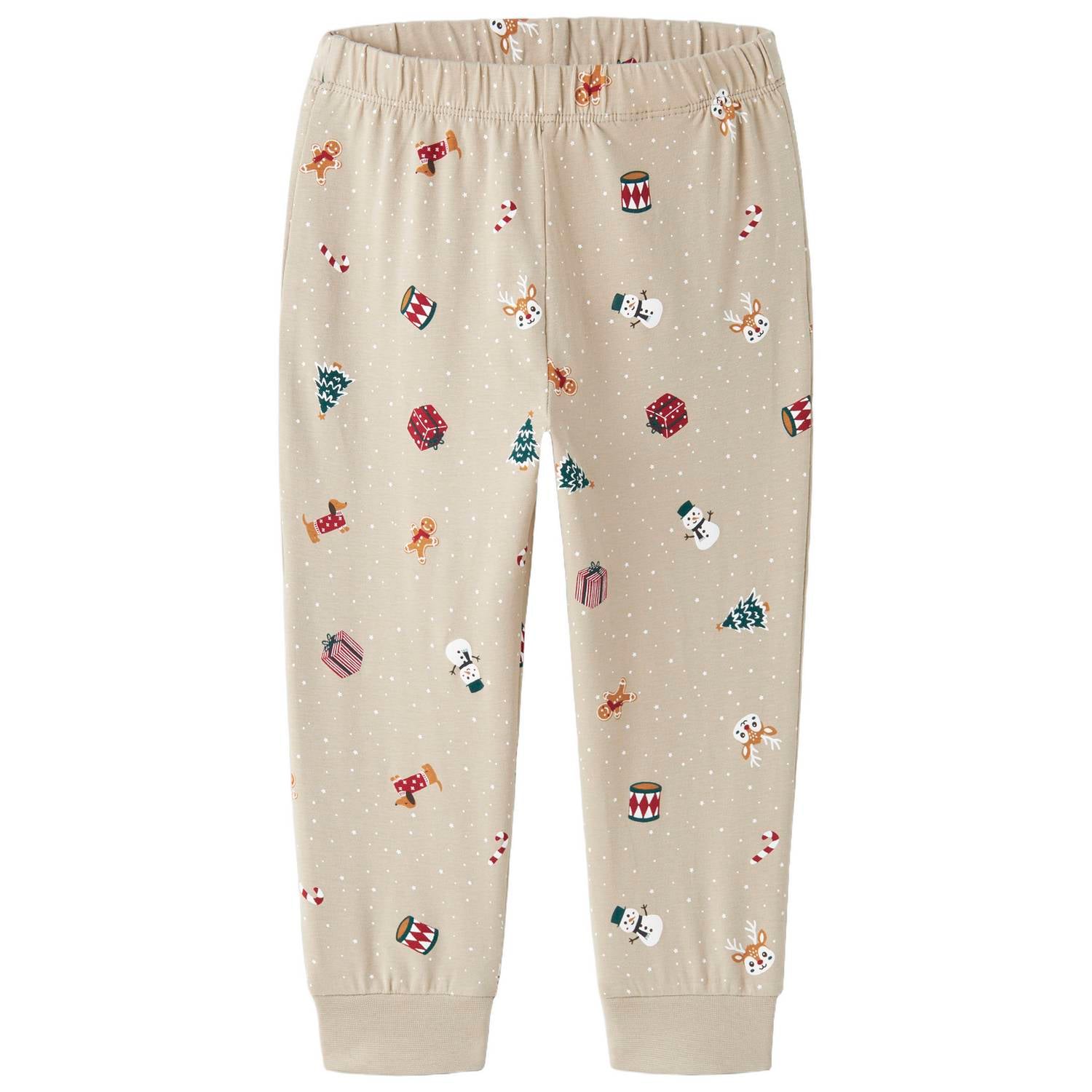 NAME IT MINI pyjama met print beige