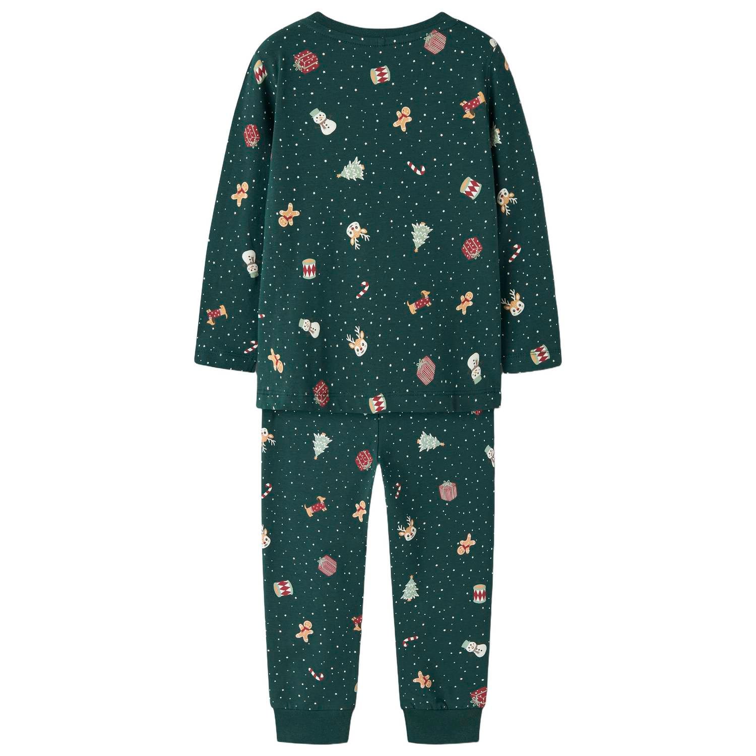 NAME IT MINI pyjama met print groen