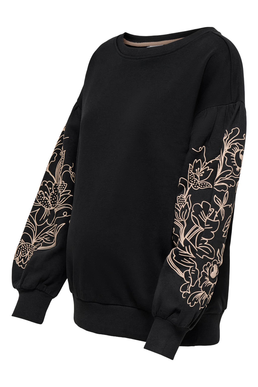 ONLY MATERNITY rechtvallende zwangerschapssweater met print