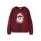 NAME IT KIDS rechtvallende sweater met print - rood