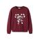NAME IT KIDS sweater met print - donkerrood