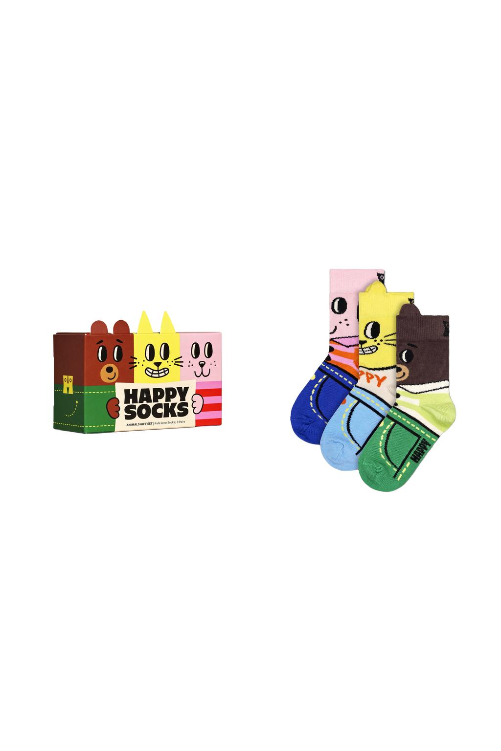 Happy Socks sokken met print (set van 3)