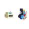 Happy Socks sokken met print - blauw/beige (set van 3)