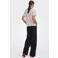 JDY rechtvallend T-shirt met krijtstreep - rood