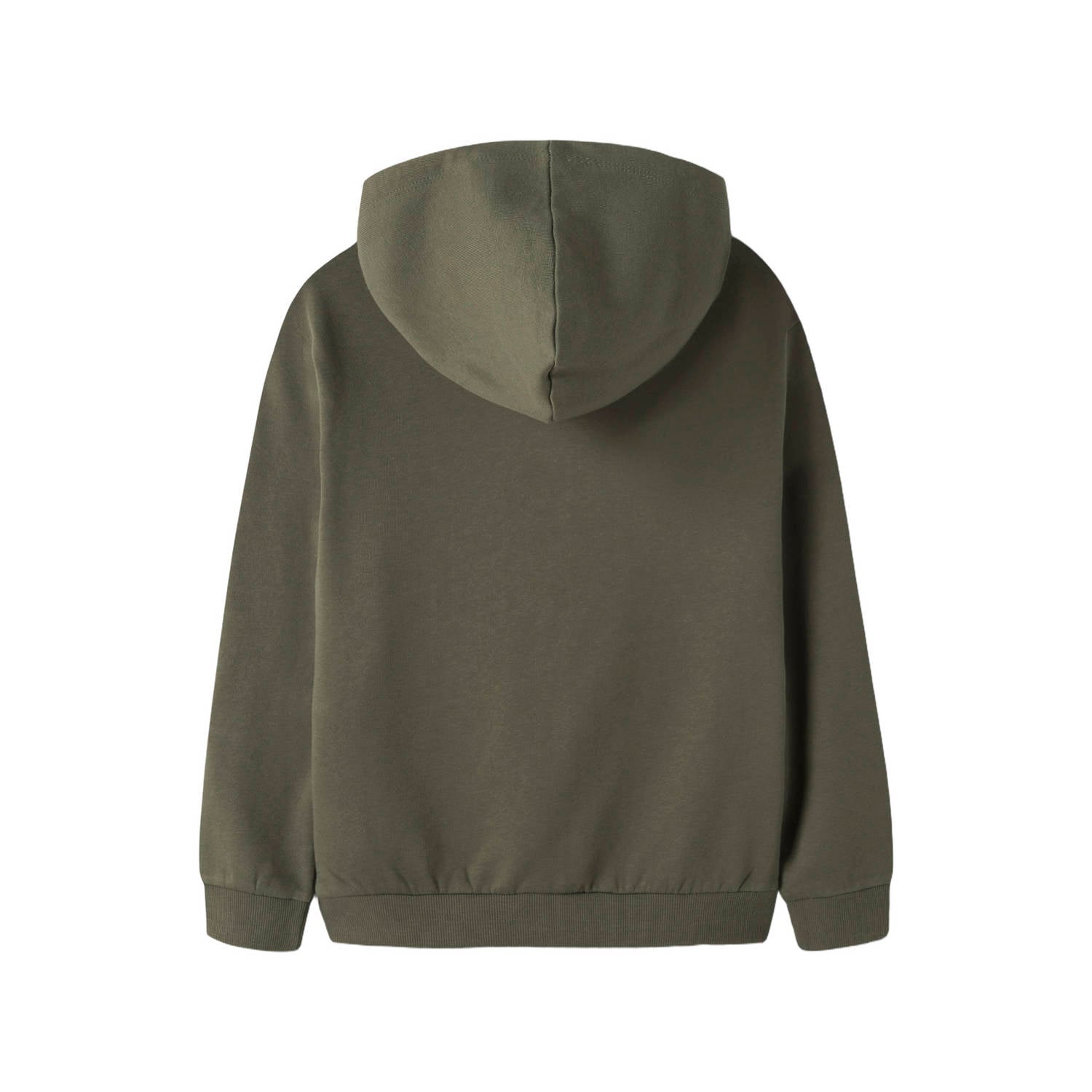 NAME IT KIDS rechtvallend sweatvest met print groen