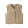 NAME IT KIDS teddy rechtvallend gilet - lichtbruin