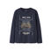 NAME IT KIDS longsleeve met print - donkerblauw