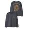 NAME IT KIDS rechtvallende longsleeve met backprint - grijsblauw