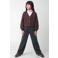 NAME IT KIDS gebreid vest met wol - donkerpaars