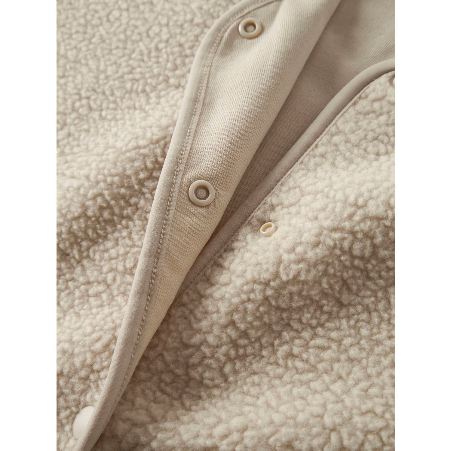 NAME IT KIDS rechtvallend teddy gilet beige