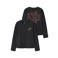 NAME IT KIDS longsleeve met backprint - zwart