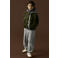 NAME IT KIDS suède baseballjack - groen