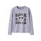 NAME IT KIDS longsleeve met print - lila