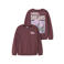 NAME IT KIDS sweater met backprint - donkerrood