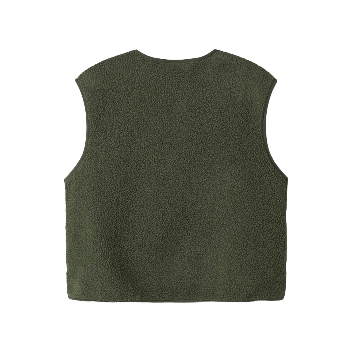 NAME IT KIDS rechtvallend teddy gilet olijfgroen