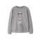 NAME IT KIDS sweater met print - grijs