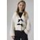 NAME IT KIDS rechtvallend gebreid vest met wol - ecru