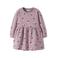 NAME IT MINI midi sweatjurk met print - roze