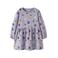 NAME IT MINI midi sweatjurk met print - lila