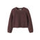 NAME IT MINI oversized gebreide trui - donkerrood