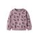NAME IT MINI gebloemde sweater - roze