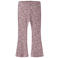 NAME IT MINI gebreide gebloemde flared legging - lila