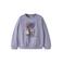 NAME IT MINI sweater met print - lila