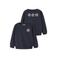 NAME IT MINI sweater met backprint - donkerblauw