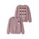 NAME IT MINI sweater met backprint - lila