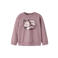 NAME IT MINI rechtvallende sweater met print - lila
