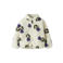 NAME IT MINI gebloemde teddy jas - ecru