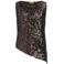 JJXX GIRL top met glitters en pailletten - donkerrood