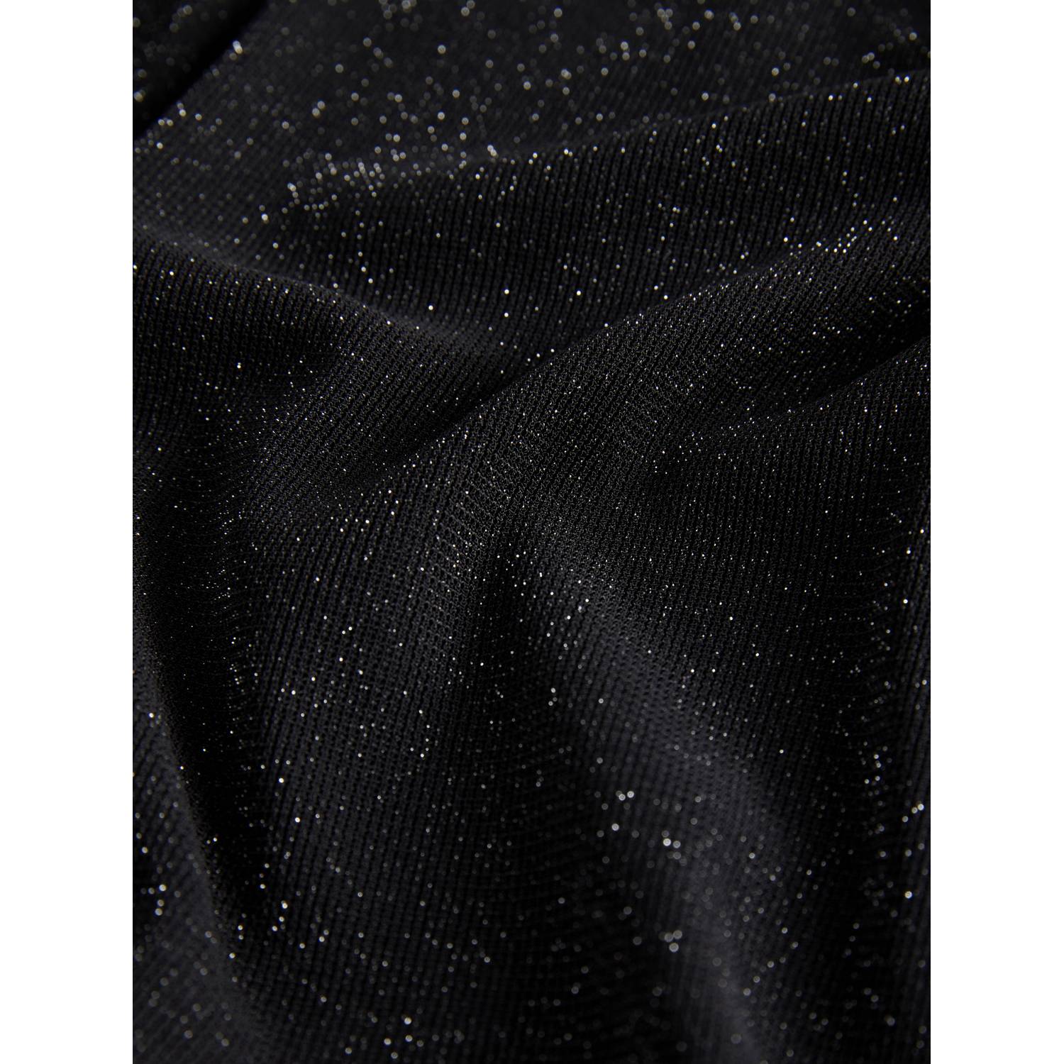 JJXX GIRL top met glitters zwart