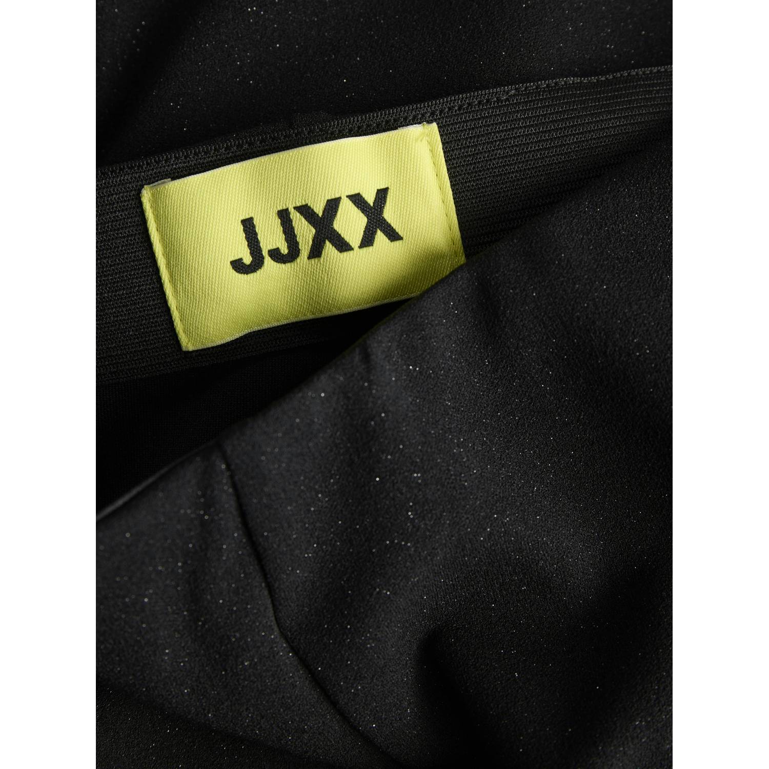 JJXX GIRL flared broek met glitters zwart