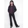 JJXX GIRL flared broek met glitters - zwart