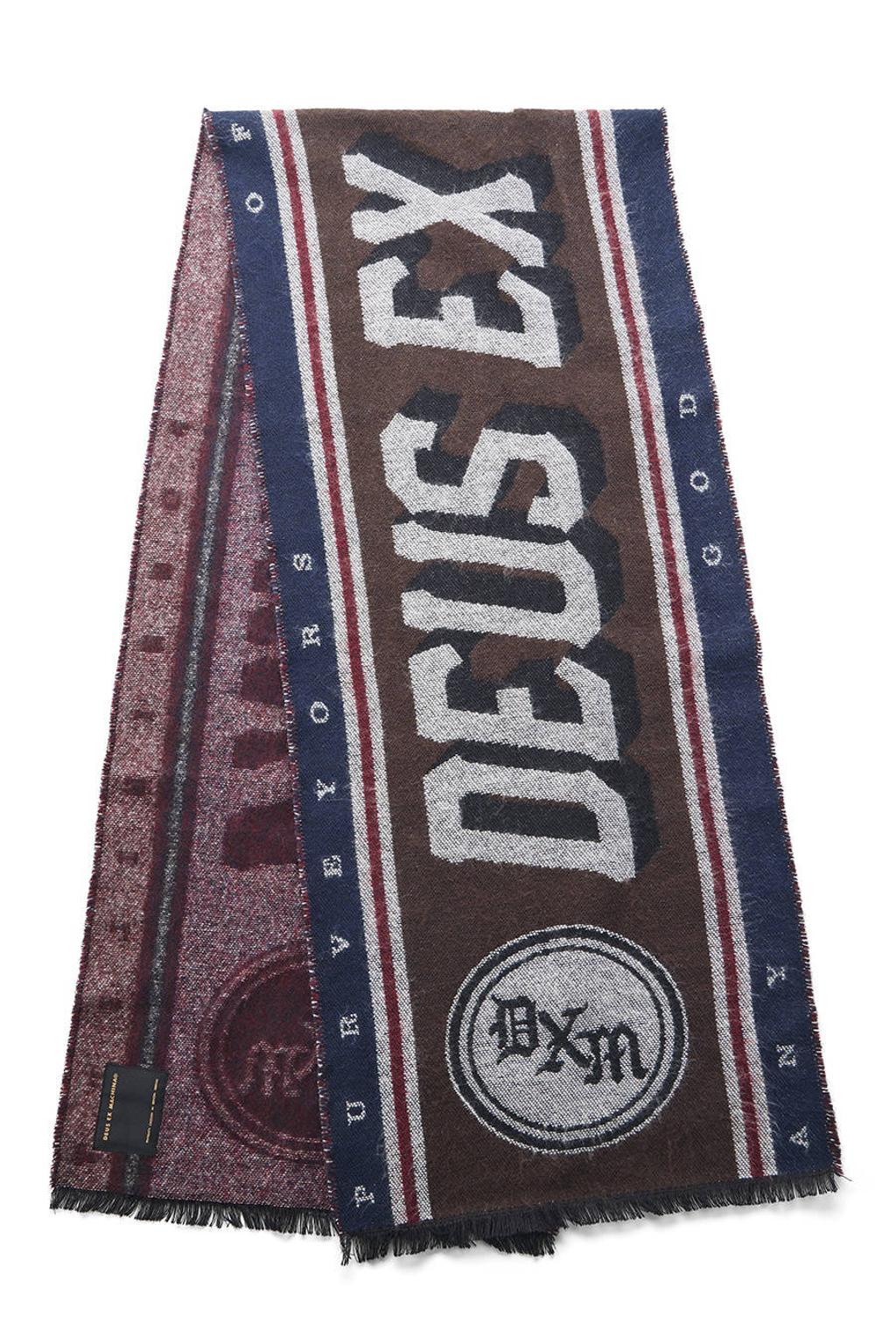 Deus Ex Machina sjaal met all over print Trophy bruin